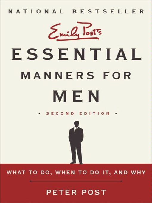 Title details for Essential Manners for Men by Peter Post - Available